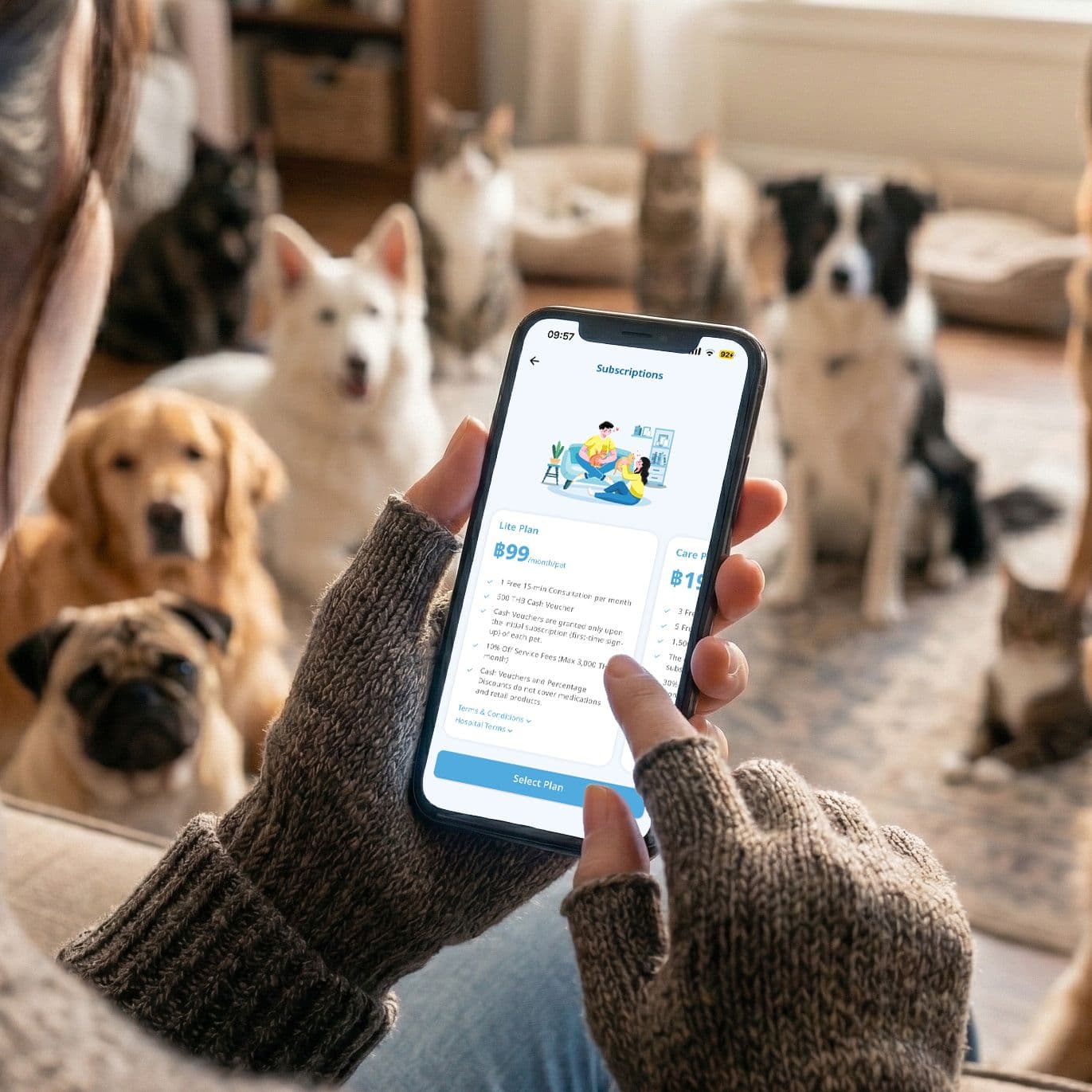 Large Pet Family