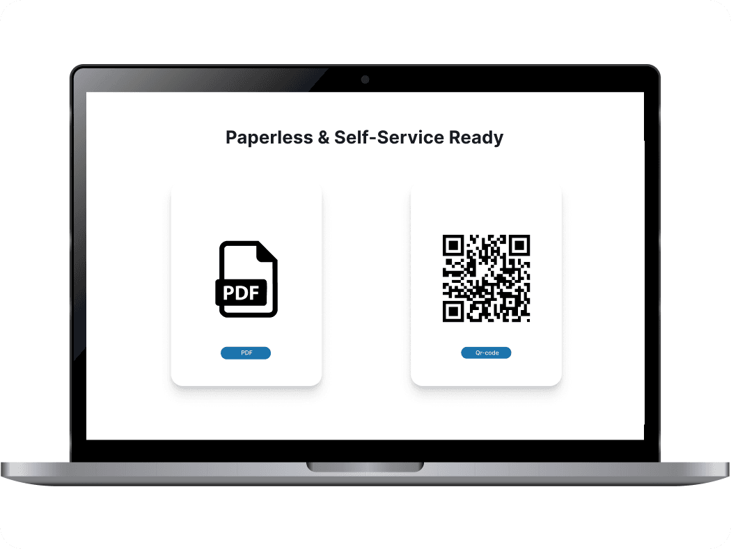 Digital documents and QR code